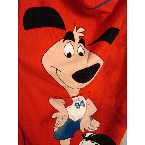 Rare 1994 World Cup Commemorative Towel Stryker Mascot Red 54 in by 28 in - Picture 2 of 2